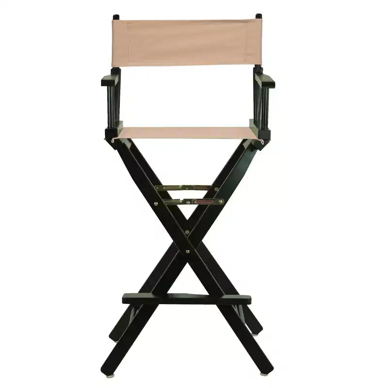 Chaise de réalisateur hauteur bar – Cadre noir
