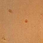 Lit King en bois massif Walker Edison avec tête de lit capitonnée incurvée