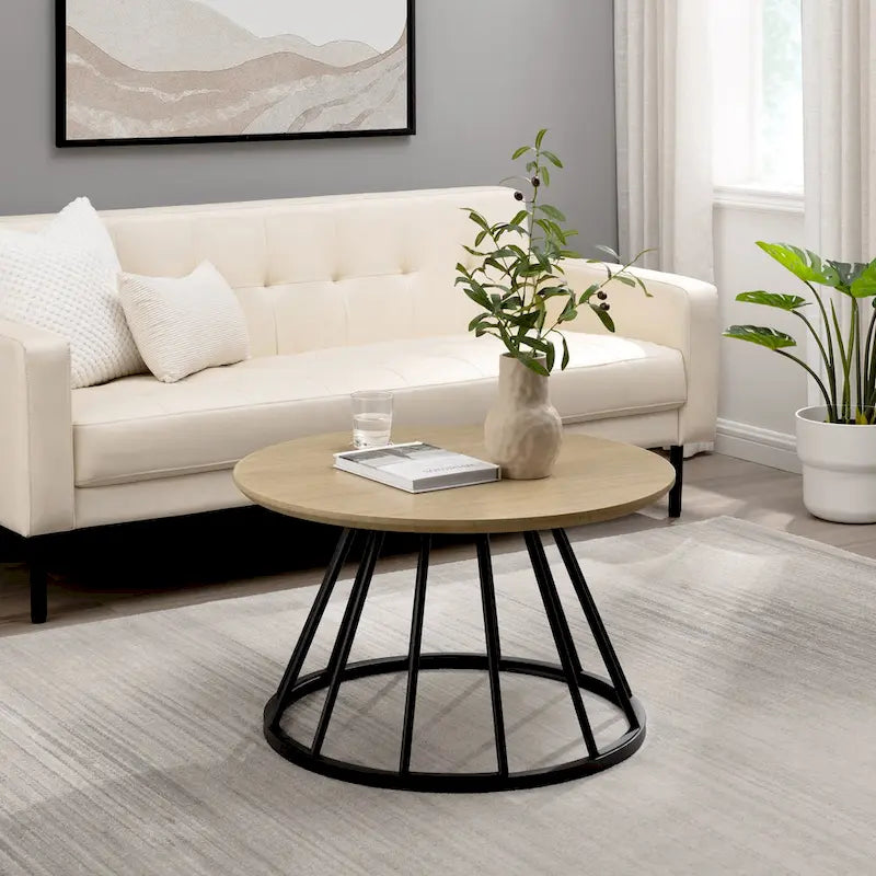 Table basse ronde 30 pouces Middlebrook Modern