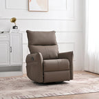Fauteuil relax moderne, pivotant et berçant, avec siège surdimensionné