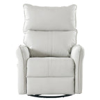 Fauteuil relax moderne, pivotant et berçant, avec siège surdimensionné