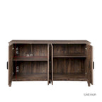 Meuble TV moderne de 150 cm avec portes et étagères