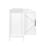 Meuble TV moderne de 150 cm avec portes et étagères