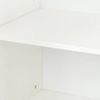 Meuble TV moderne de 150 cm avec portes et étagères