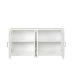 Meuble TV moderne de 150 cm avec portes et étagères
