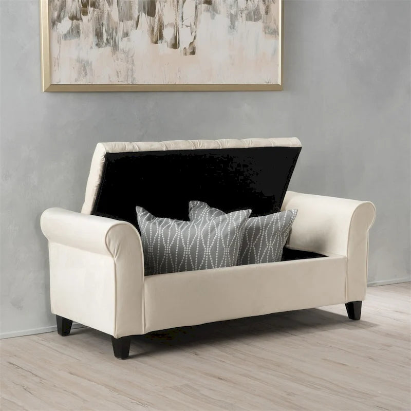 Banc de rangement armé Hayes