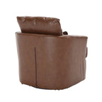 Fauteuil pivotant, fauteuil de salon rond et confortable, fauteuil club pivotant à 360 degrés, fauteuil de loisirs