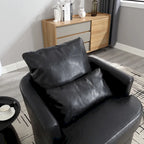 Fauteuil pivotant, fauteuil de salon rond et confortable, fauteuil club pivotant à 360 degrés, fauteuil de loisirs