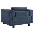Fauteuil Moderne Surdimensionné Confortable, Fauteuil d'appoint, Canapé Simple pour Salon, Chambre, Bureau, Appartement, Tissu Velours Tissé