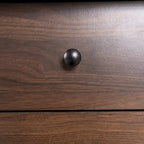 Meuble TV Mid-Century de 63 pouces avec 2 armoires et compartiments ouverts, centre de divertissement pour téléviseurs jusqu'à 70 pouces, console de télévision