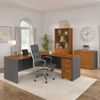 Bureau en L 72W de la Série C avec tiroirs par Bush Business Furniture