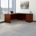Bureau en L 72W de la Série C avec tiroirs par Bush Business Furniture