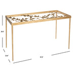 Bureau papillon Safavieh Marylin, finition feuille d'or antique
