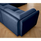 Canapé sectionnel modulaire en forme de L rembourré en chenille 109 po avec siège de rangement, combinaison DIY