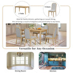 Ensembles de salle à manger 7 pièces Bala Farmhouse par GDFStudio