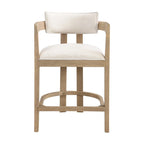 Ensemble de bar 3 pièces à hauteur de comptoir Netia avec chaises rembourrées en boucle et base de table en métal par Christopher Knight Home