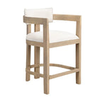 Ensemble de bar 3 pièces à hauteur de comptoir Netia avec chaises rembourrées en boucle et base de table en métal par Christopher Knight Home
