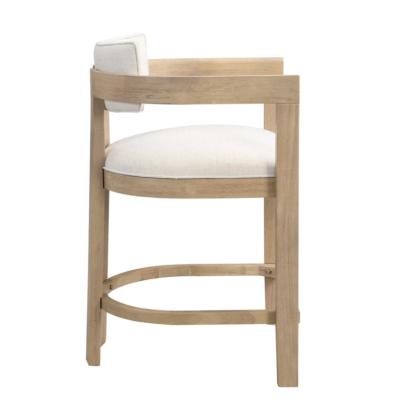 Ensemble de bar 3 pièces à hauteur de comptoir Netia avec chaises rembourrées en boucle et base de table en métal par Christopher Knight Home