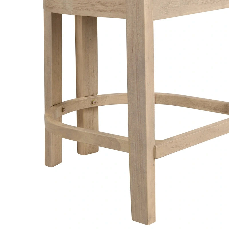 Ensemble de bar 3 pièces à hauteur de comptoir Netia avec chaises rembourrées en boucle et base de table en métal par Christopher Knight Home