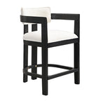 Ensemble de bar 3 pièces à hauteur de comptoir Netia avec chaises rembourrées en boucle et base de table en métal par Christopher Knight Home