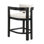 Ensemble de bar 3 pièces à hauteur de comptoir Netia avec chaises rembourrées en boucle et base de table en métal par Christopher Knight Home