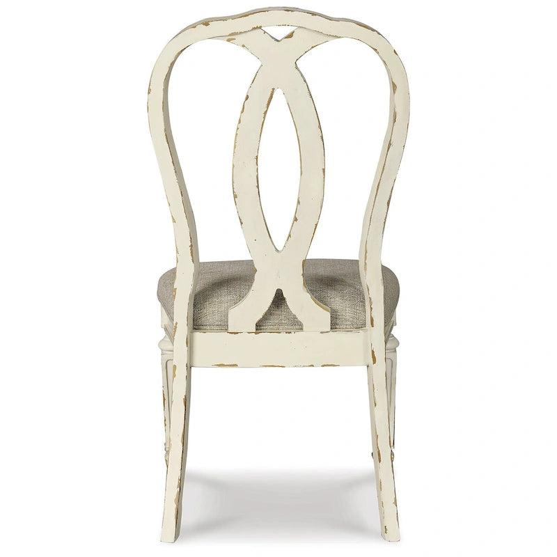 Ensemble de salle à manger 8 pièces Signature Design by Ashley Realyn, blanc/marron