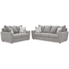 Ensemble rembourré 2 pièces Signature Design by Ashley Stairatt gris – 86 L x 38 P x 39 H
