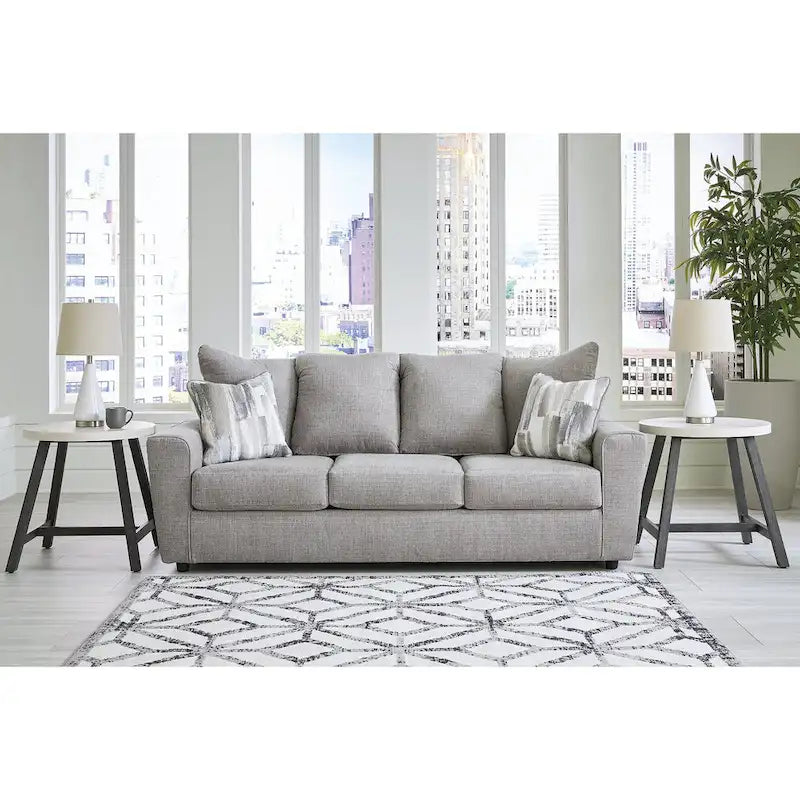 Ensemble rembourré 2 pièces Signature Design by Ashley Stairatt gris – 86 L x 38 P x 39 H
