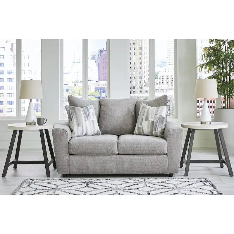 Ensemble rembourré 2 pièces Signature Design by Ashley Stairatt gris – 86 L x 38 P x 39 H