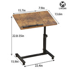 Table à roulettes réglable en hauteur - 23,6P x 15,9L x 35H