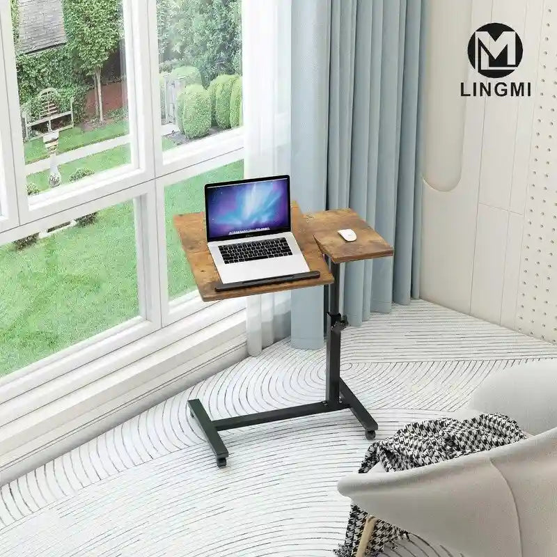 Table à roulettes réglable en hauteur - 23,6P x 15,9L x 35H