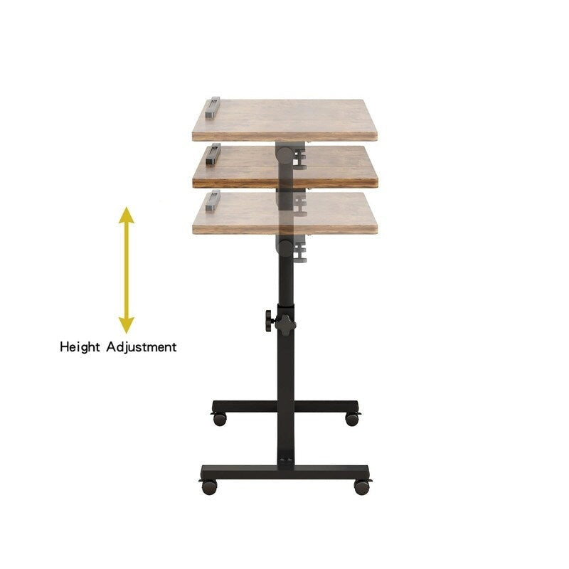 Table à roulettes réglable en hauteur - 23,6P x 15,9L x 35H