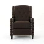 Fauteuil inclinable classique en tissu, élégant pour le salon ou la chambre à coucher