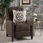 Fauteuil inclinable classique en tissu, élégant pour le salon ou la chambre à coucher