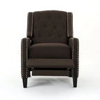 Fauteuil inclinable classique en tissu, élégant pour le salon ou la chambre à coucher