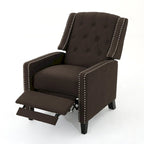 Fauteuil inclinable classique en tissu, élégant pour le salon ou la chambre à coucher