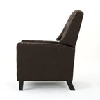Fauteuil inclinable classique en tissu, élégant pour le salon ou la chambre à coucher