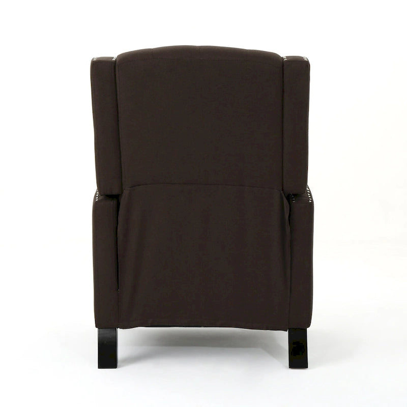 Fauteuil inclinable classique en tissu, élégant pour le salon ou la chambre à coucher