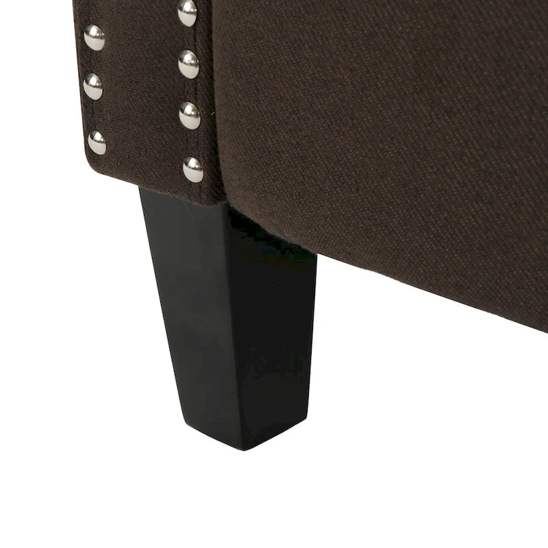 Fauteuil inclinable classique en tissu, élégant pour le salon ou la chambre à coucher