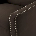 Fauteuil inclinable classique en tissu, élégant pour le salon ou la chambre à coucher