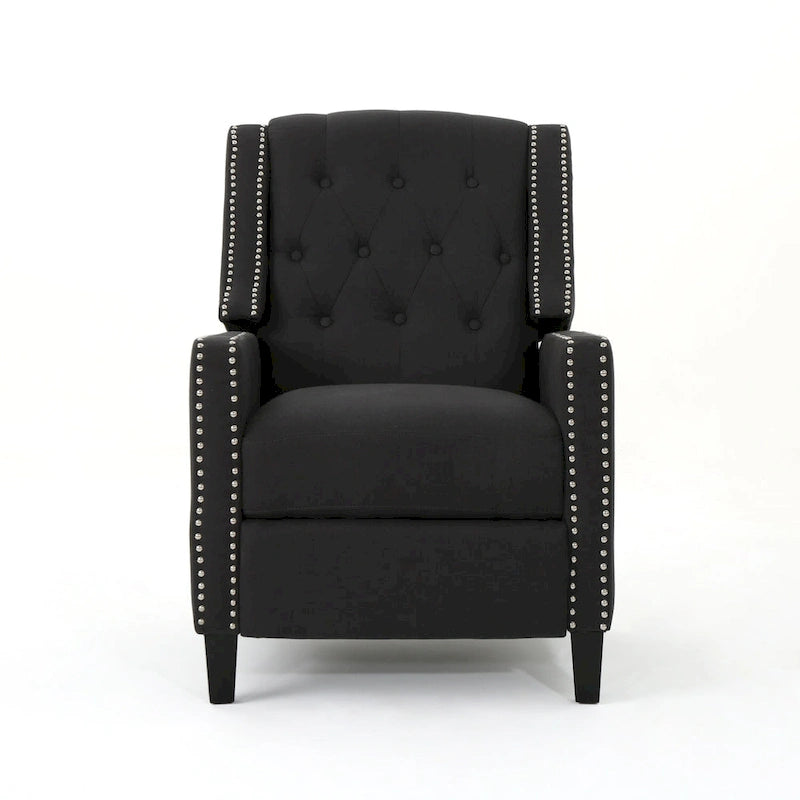 Fauteuil inclinable classique en tissu, élégant pour le salon ou la chambre à coucher