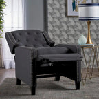 Fauteuil inclinable classique en tissu, élégant pour le salon ou la chambre à coucher