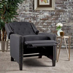 Fauteuil inclinable classique en tissu, élégant pour le salon ou la chambre à coucher