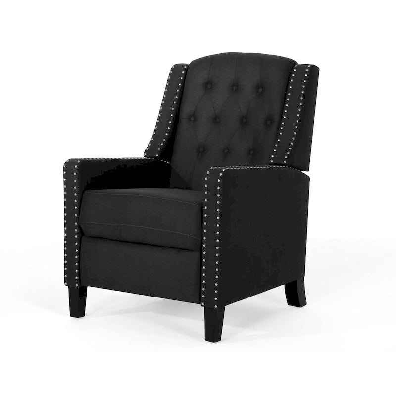 Fauteuil inclinable classique en tissu, élégant pour le salon ou la chambre à coucher
