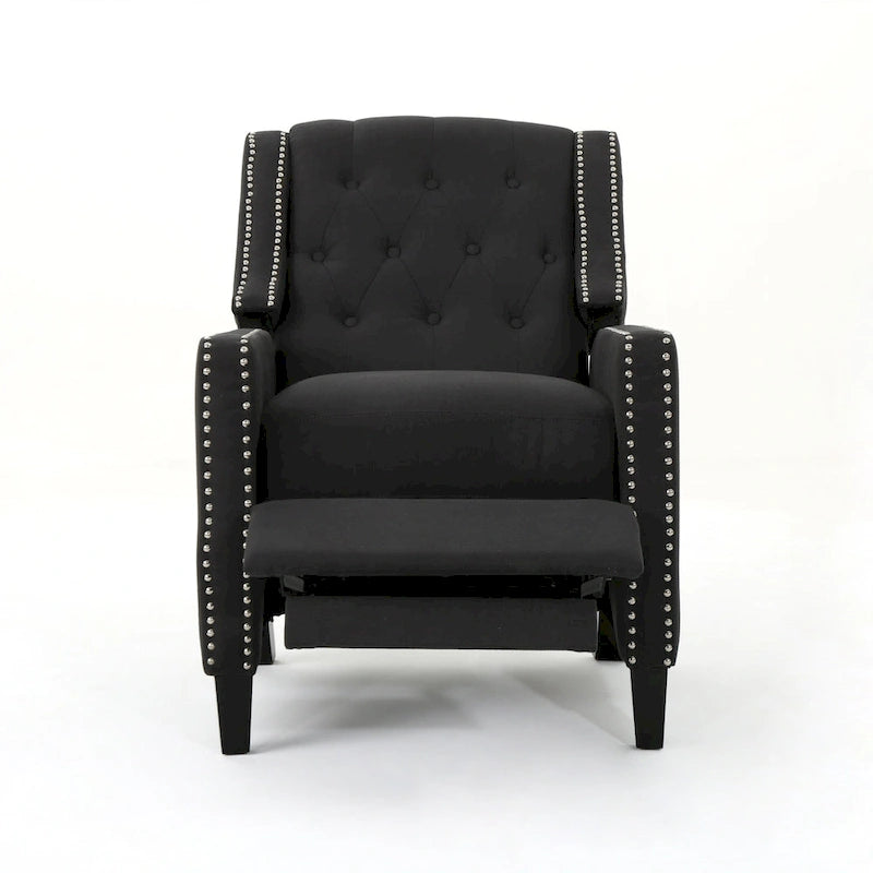 Fauteuil inclinable classique en tissu, élégant pour le salon ou la chambre à coucher