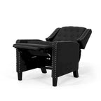 Fauteuil inclinable classique en tissu, élégant pour le salon ou la chambre à coucher
