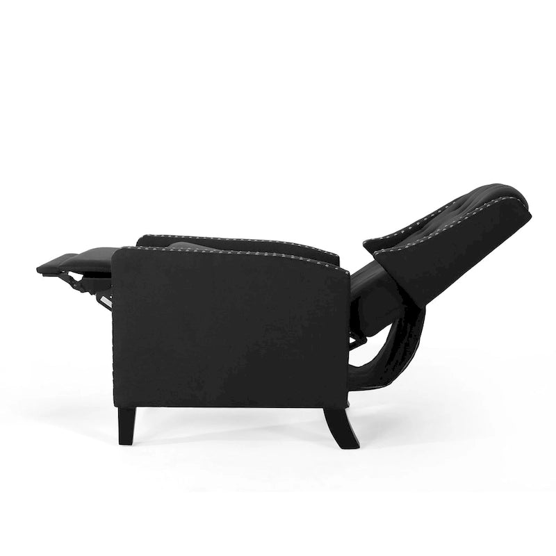 Fauteuil inclinable classique en tissu, élégant pour le salon ou la chambre à coucher