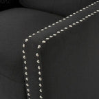 Fauteuil inclinable classique en tissu, élégant pour le salon ou la chambre à coucher