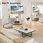 Meuble TV mobile avec prise de courant