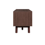 Meuble TV en bois pour téléviseurs de 75 pouces, Meuble TV moderne pour salon